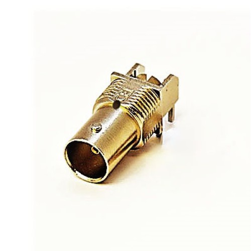 C-SX-085G - PCB Right Angle Mounting BNC Connector with Pathfinder Light Pipe