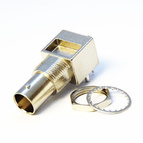 XBL-1048-NGAY - PCB Right Angle Mounted Bulkhead Connector