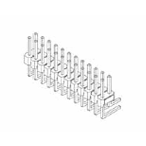 Card Edge Header 2.54mm [.100"] Contact Centres, Male Breakaway Header